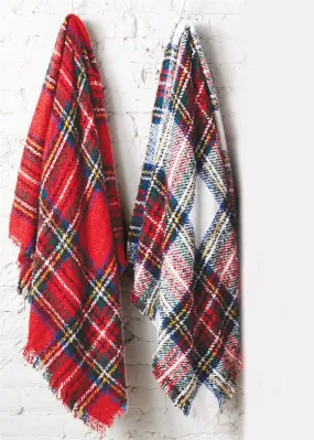 Cozy Tartan Boucle Throw - FINAL SALE