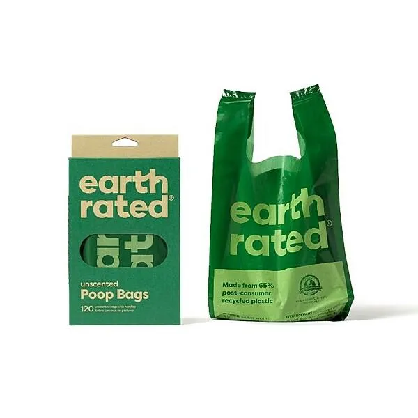 Earth Rated Easy-Tie Handle Bags Unscented 120-Pack