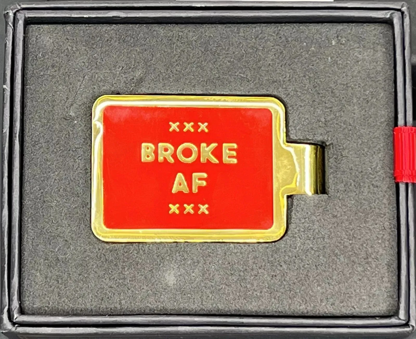 Easy Tiger Broke AF Money Clip