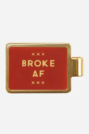 Easy Tiger Broke AF Money Clip