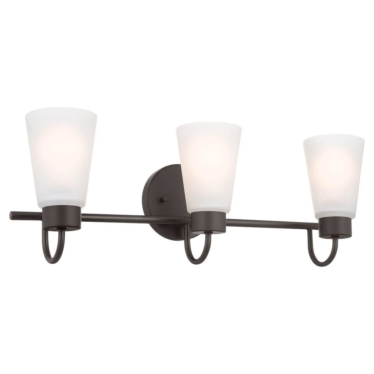Erma 23 in. 3 Lights Vanity Light Old Bronze finish