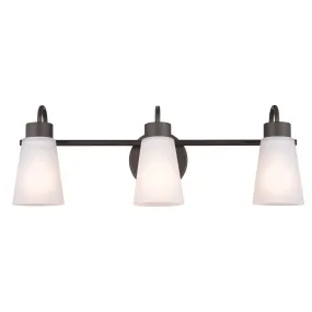 Erma 23 in. 3 Lights Vanity Light Old Bronze finish