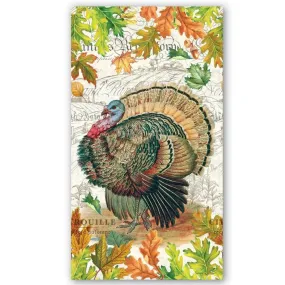 Fall Harvest Turkey Paper Napkin - Guest