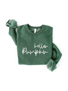 FINAL SALE ~ "Hello Pumpkin" Graphic Sweatshirt
