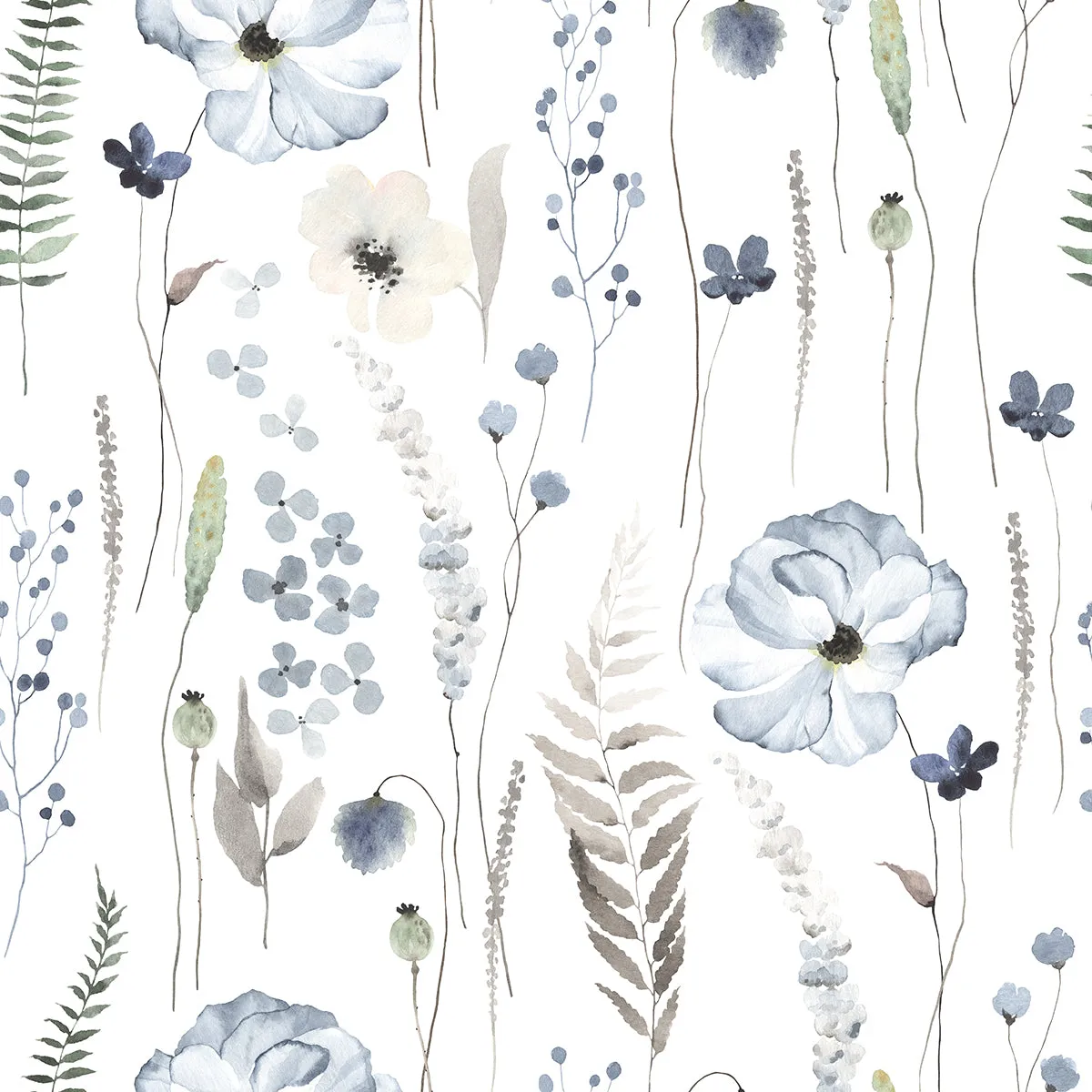 Floral Printed Queen-sized Fleece Blanket CC60