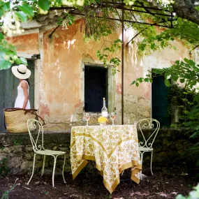 French Tablecloth Granada Mustard