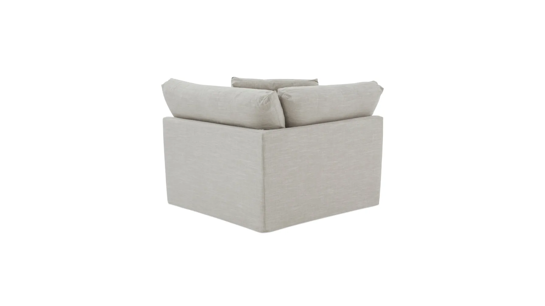 Get Together™ Corner Chair, Large, Light Pebble