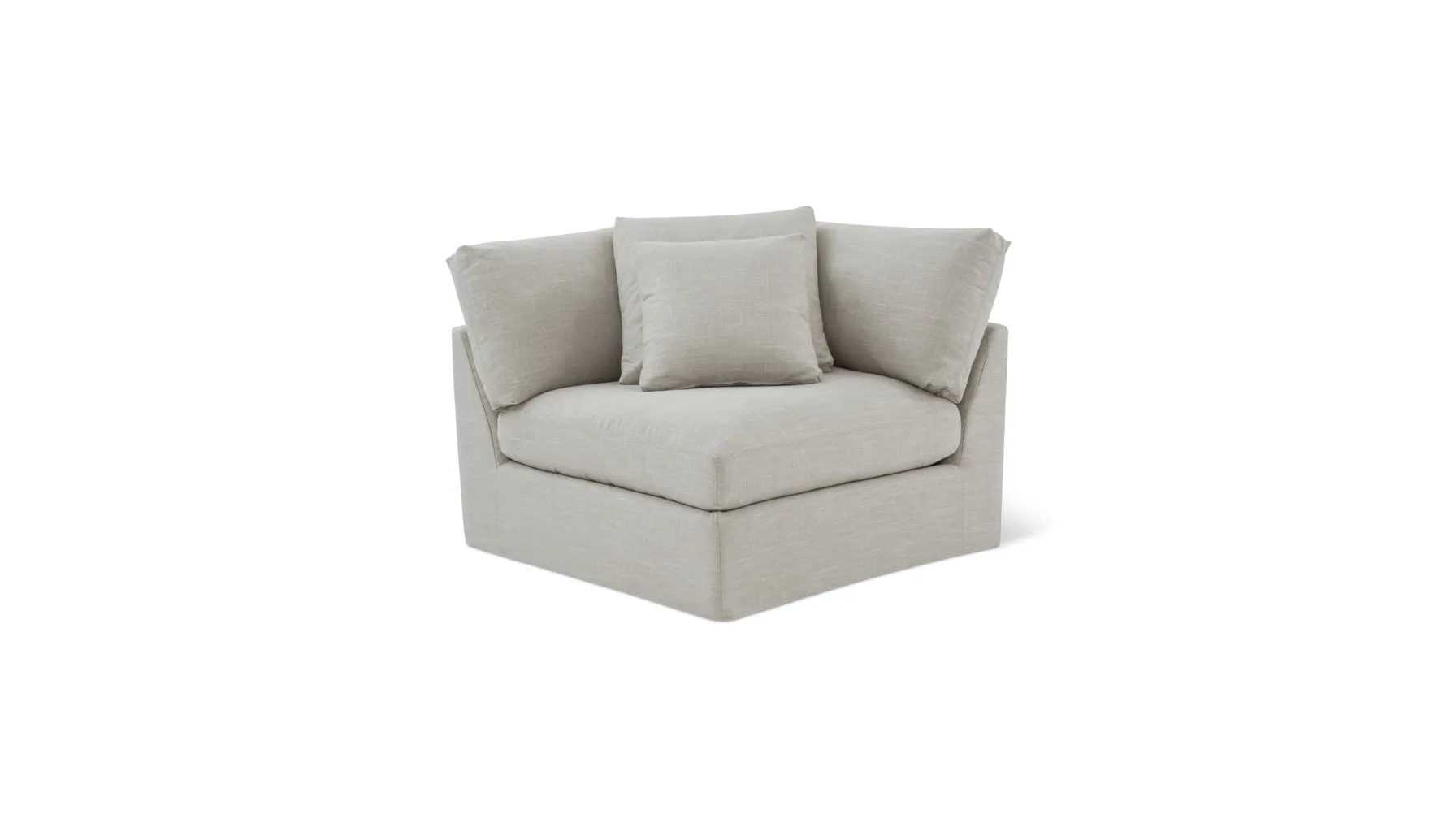 Get Together™ Corner Chair, Large, Light Pebble