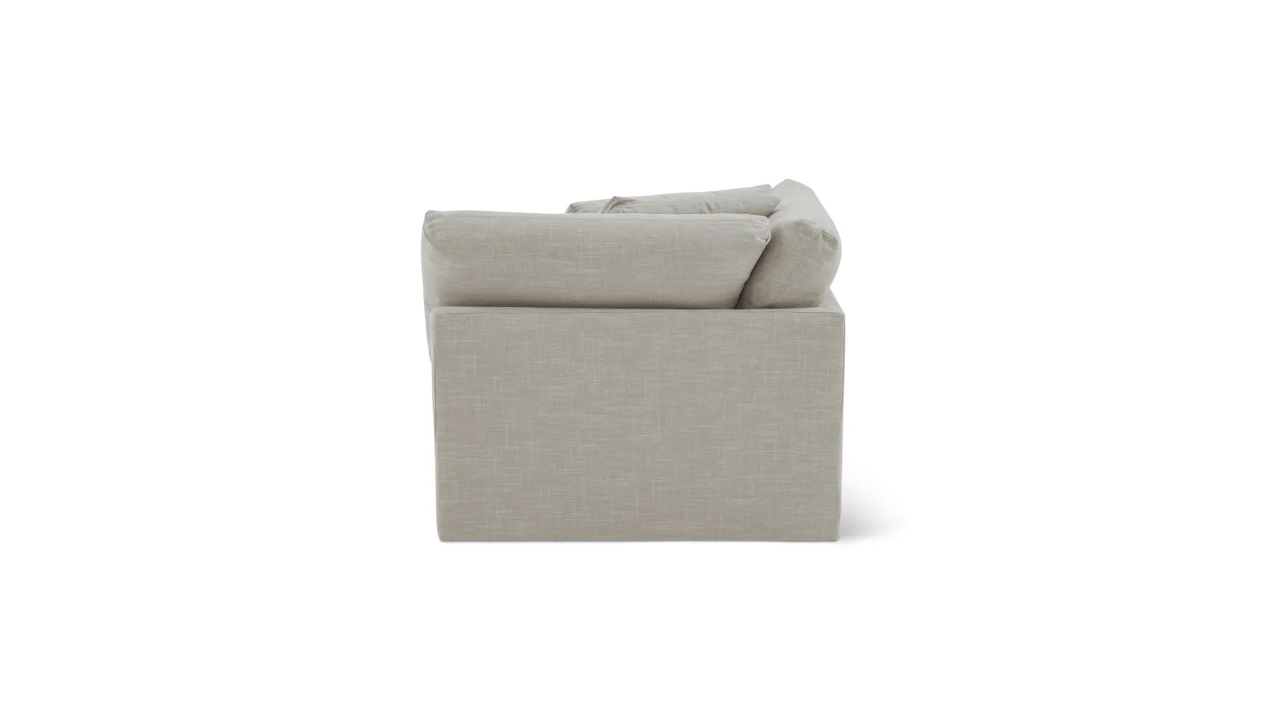 Get Together™ Corner Chair, Large, Light Pebble