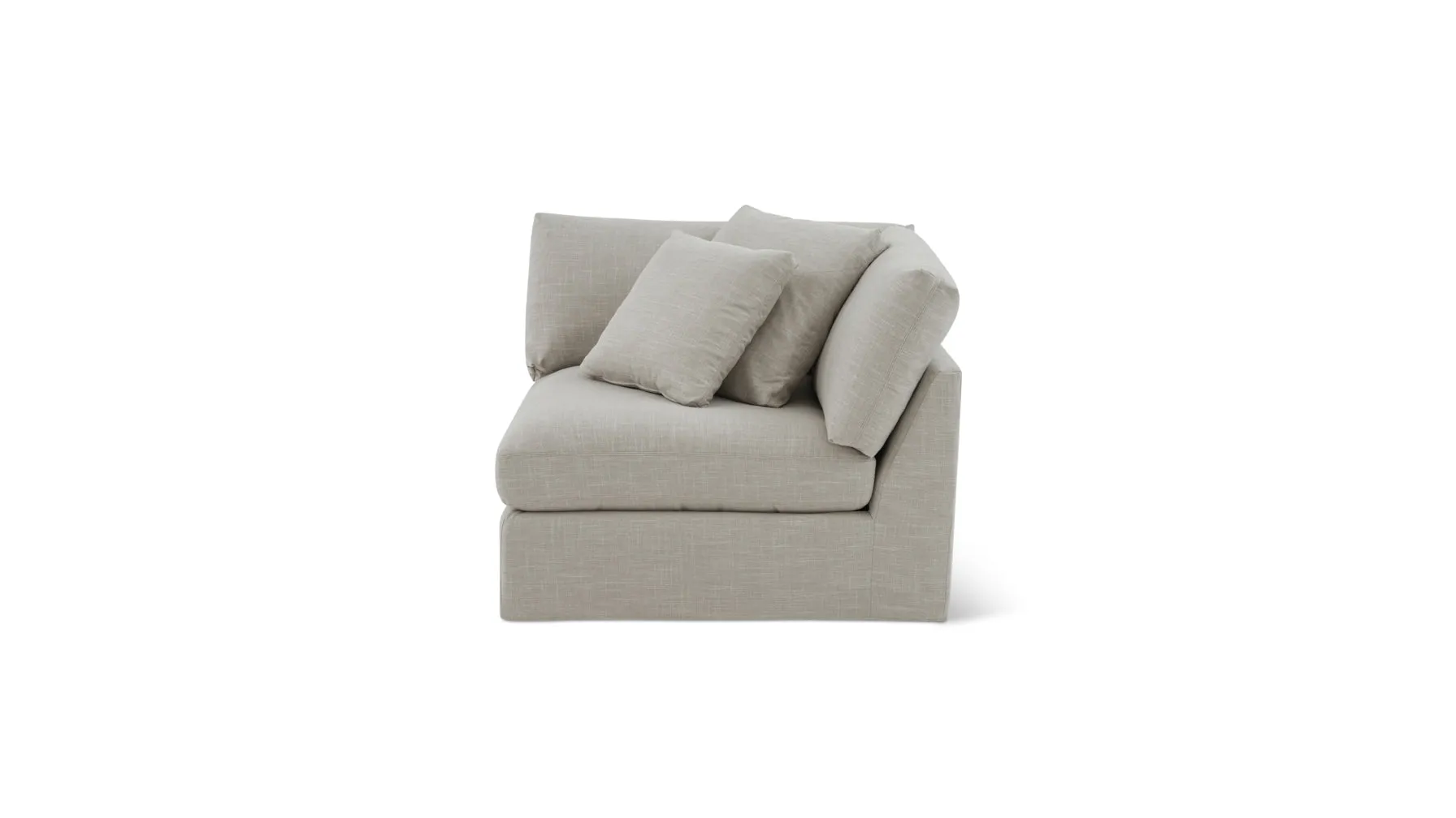 Get Together™ Corner Chair, Large, Light Pebble