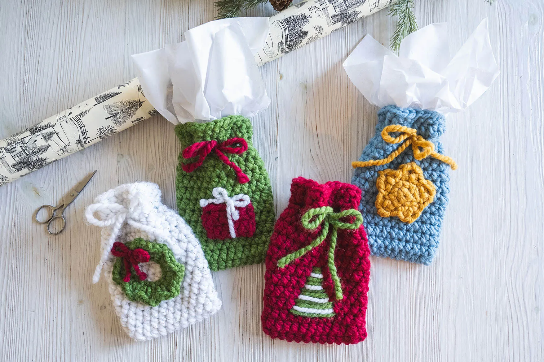 Gift Bags (Crochet)