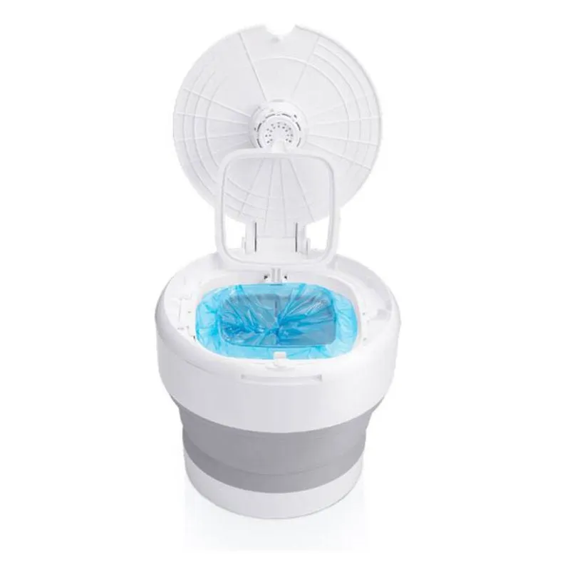 Go Portable Diaper Pail - White