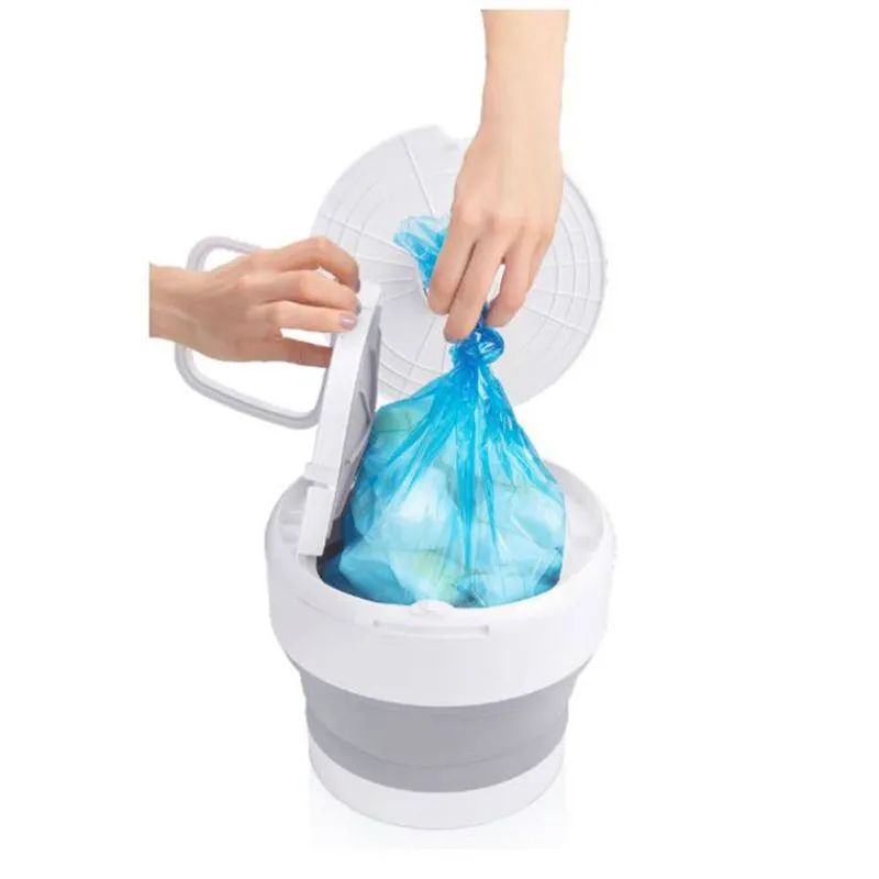 Go Portable Diaper Pail - White