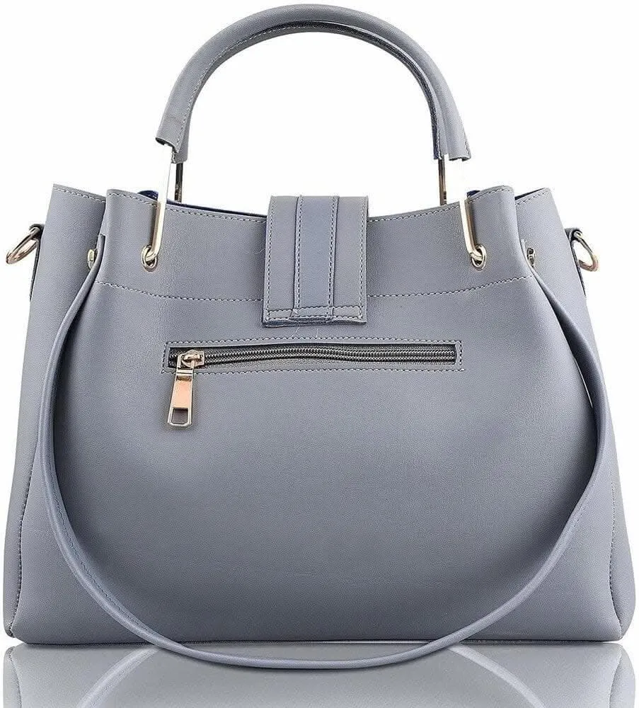 Grey Handbag For Women (combo pack of 3)