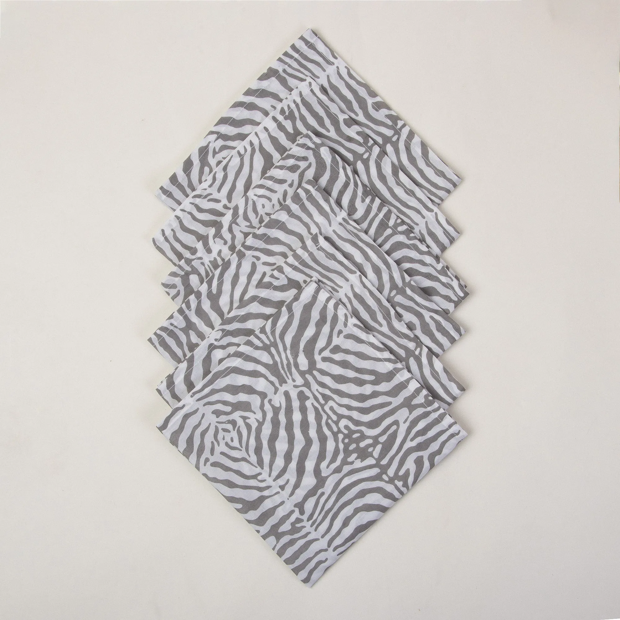 Grey Tie Dye Soft Cotton Hand Napkins