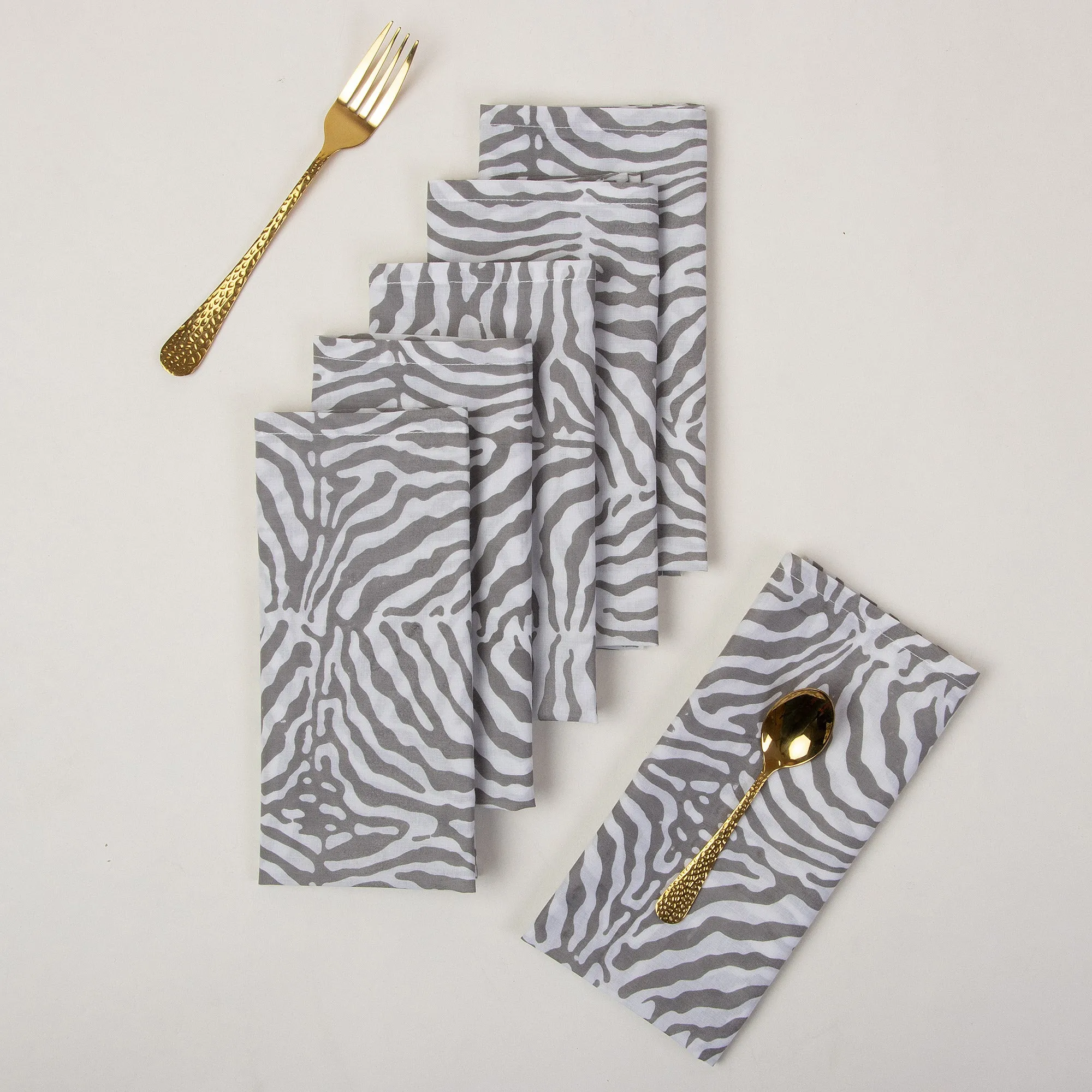 Grey Tie Dye Soft Cotton Hand Napkins