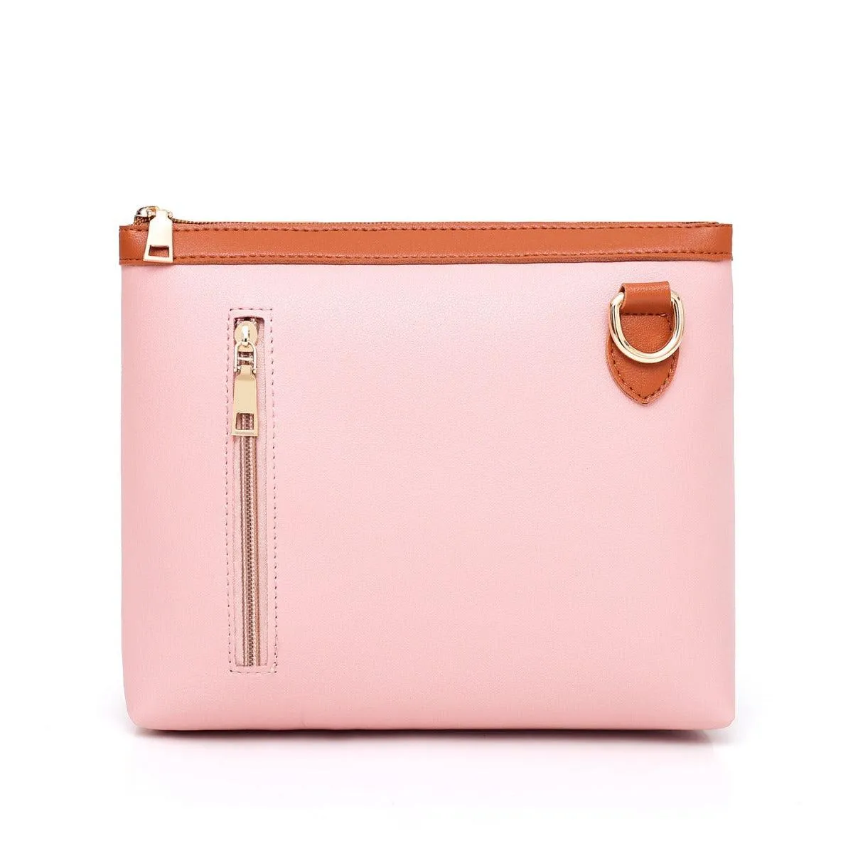 Guluded Leather Portable Handbag Navyblue