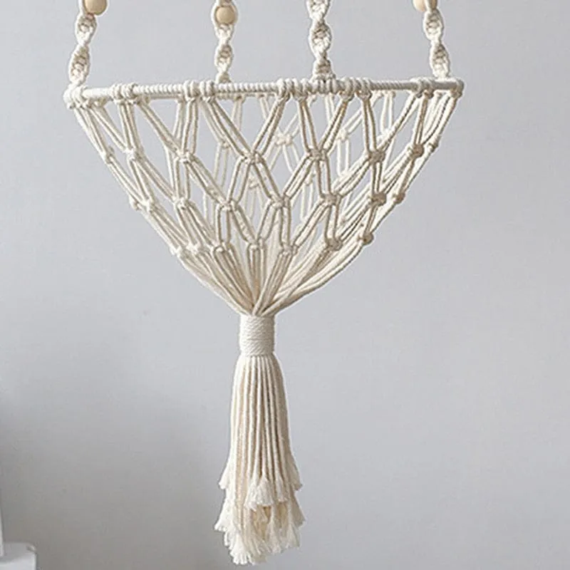 Hand-Woven Bohemian Wall Hanging Cat Hammocks