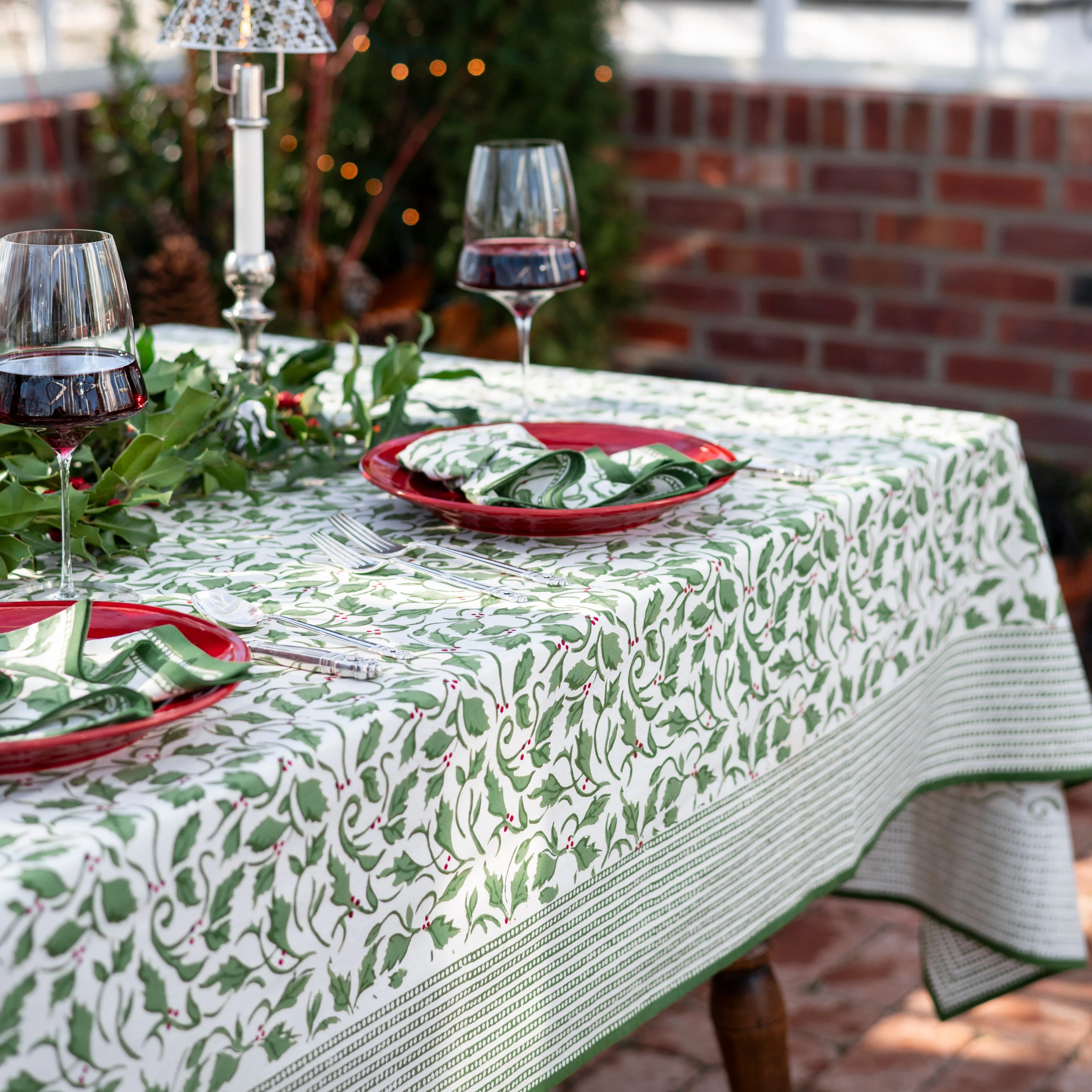 Holly Berry Tablecloth