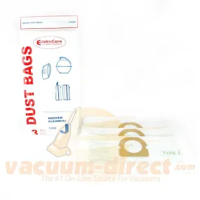 Hoover Type J Generic Vacuum Bags by EnviroCare, 3 Pack #114SW