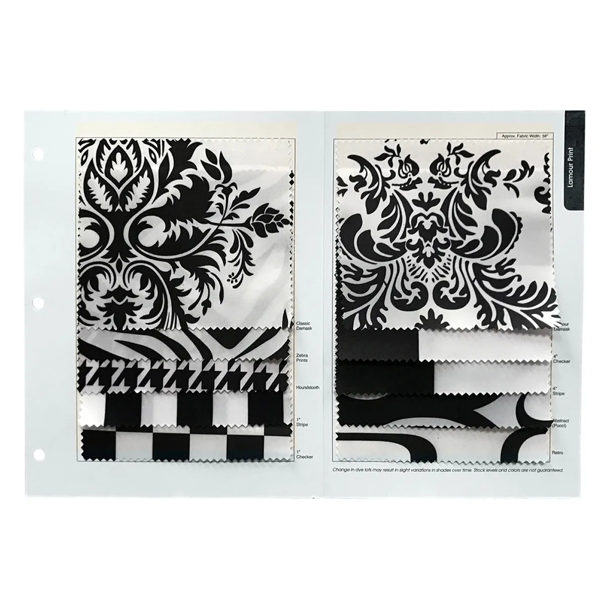 Lamour Prints Table Linen in Classic Damask
