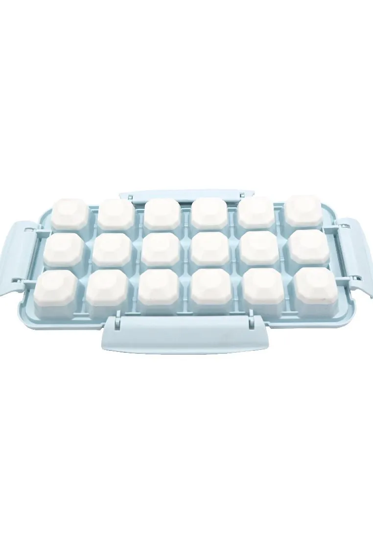Landmark 18grids Ice Cube Tray Silicon Press - Light Blue 12 x 24 x 4cm