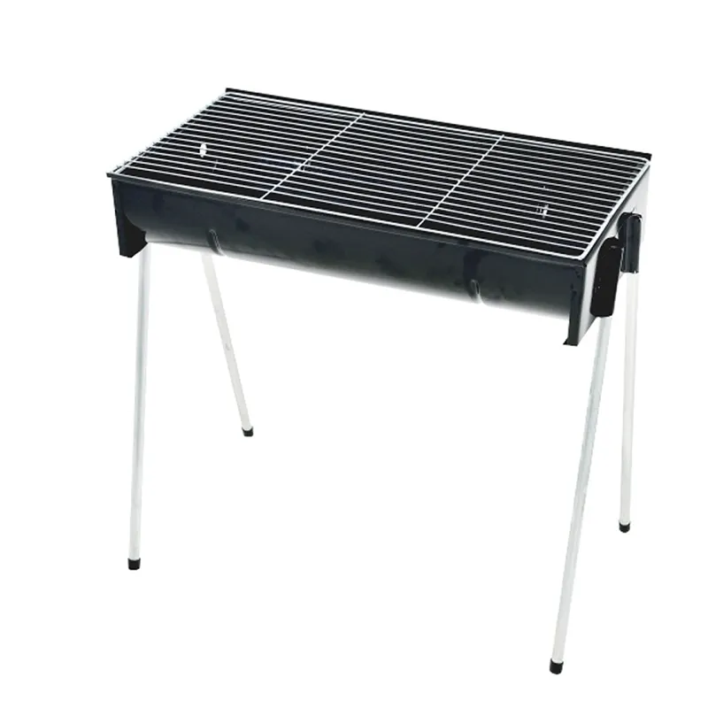 Large Carbon Steel Portable Adjustable Braai Stand