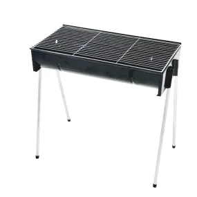 Large Carbon Steel Portable Adjustable Braai Stand