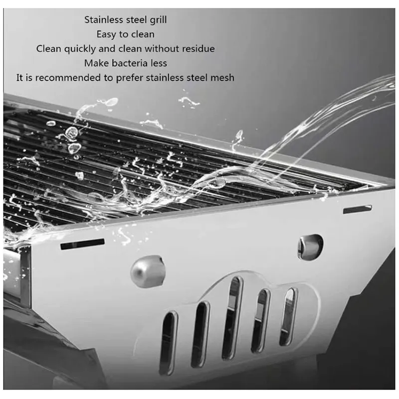 Large Stainless Steel Portable Braai Stand - 402