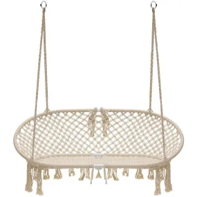 Macramé Double Bench Swing