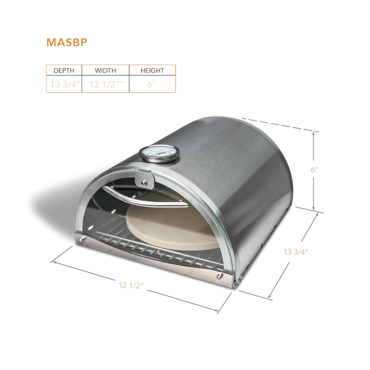 Mont Alpi Universal Side Burner Pizza Oven MASBP