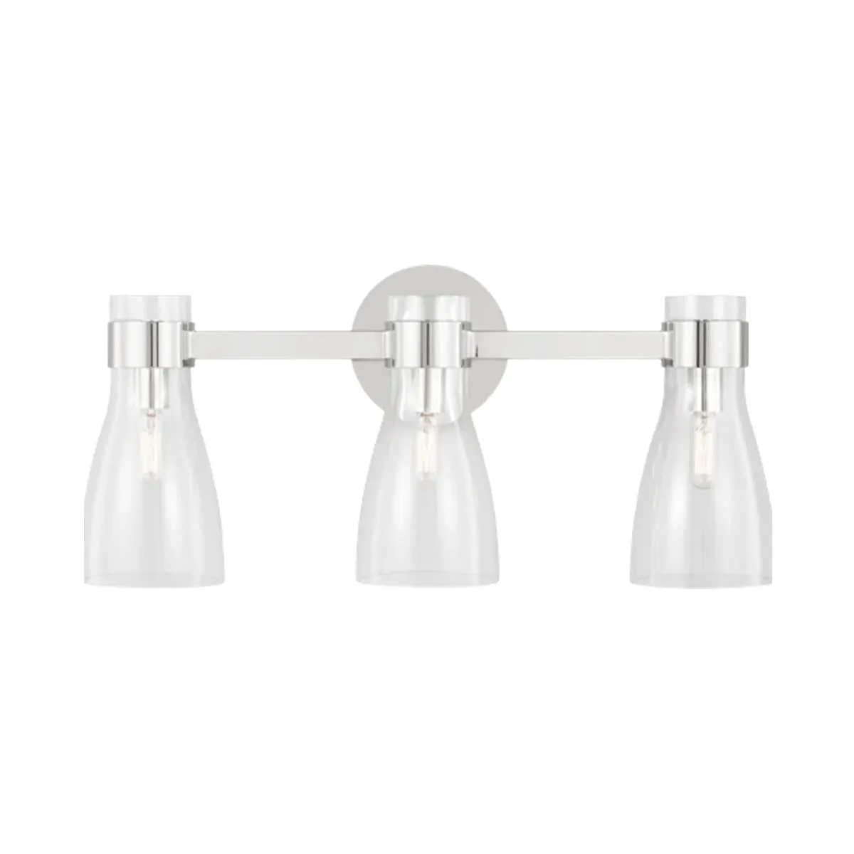 Moritz 24 in. 3 Lights Vanity Light Polished Nickel Finish