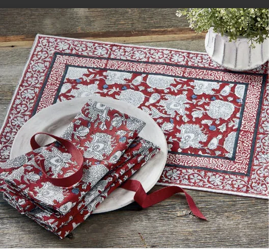Multi Janis Blkpr  Napkin S/4