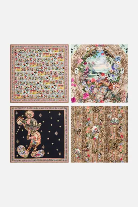 NAPKINS 4 PIECE SET MICKEY TAKES A TRIP