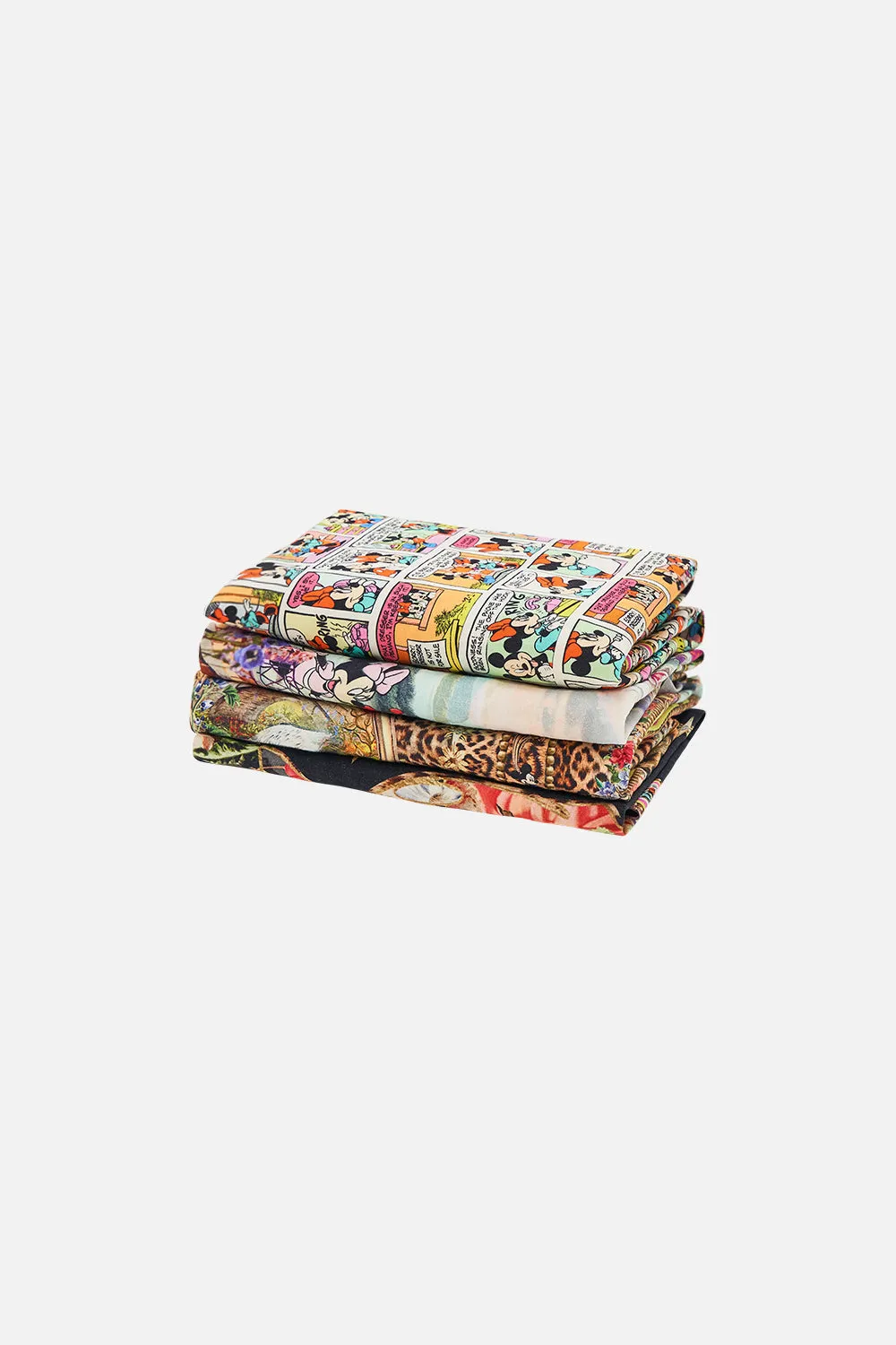 NAPKINS 4 PIECE SET MICKEY TAKES A TRIP