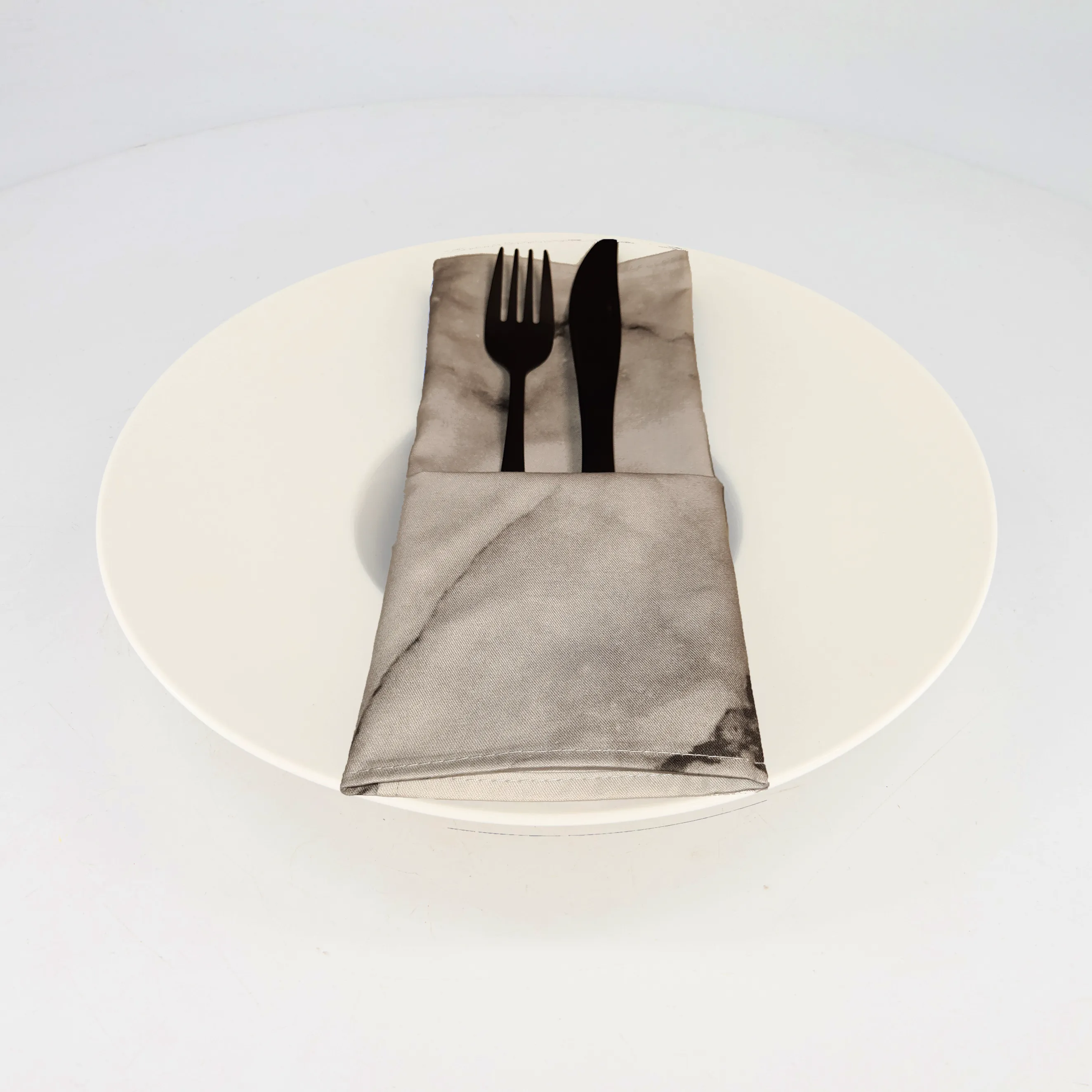 Napkins - Grey Marble (set of 4)