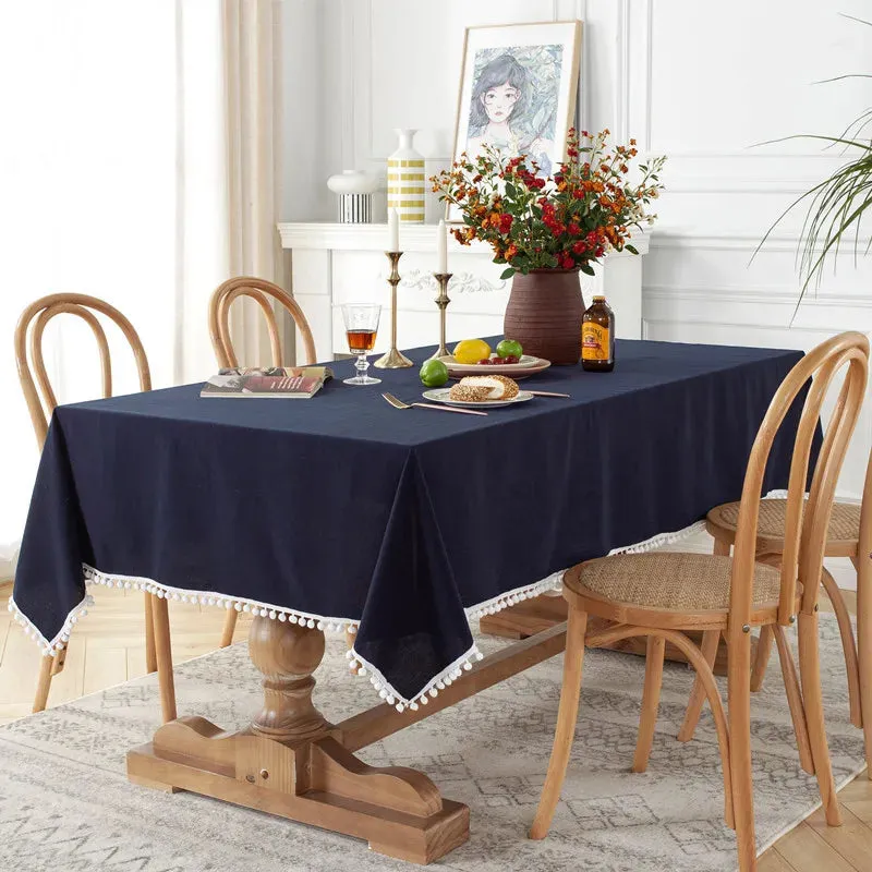New Cotton Fabric Tablecloth