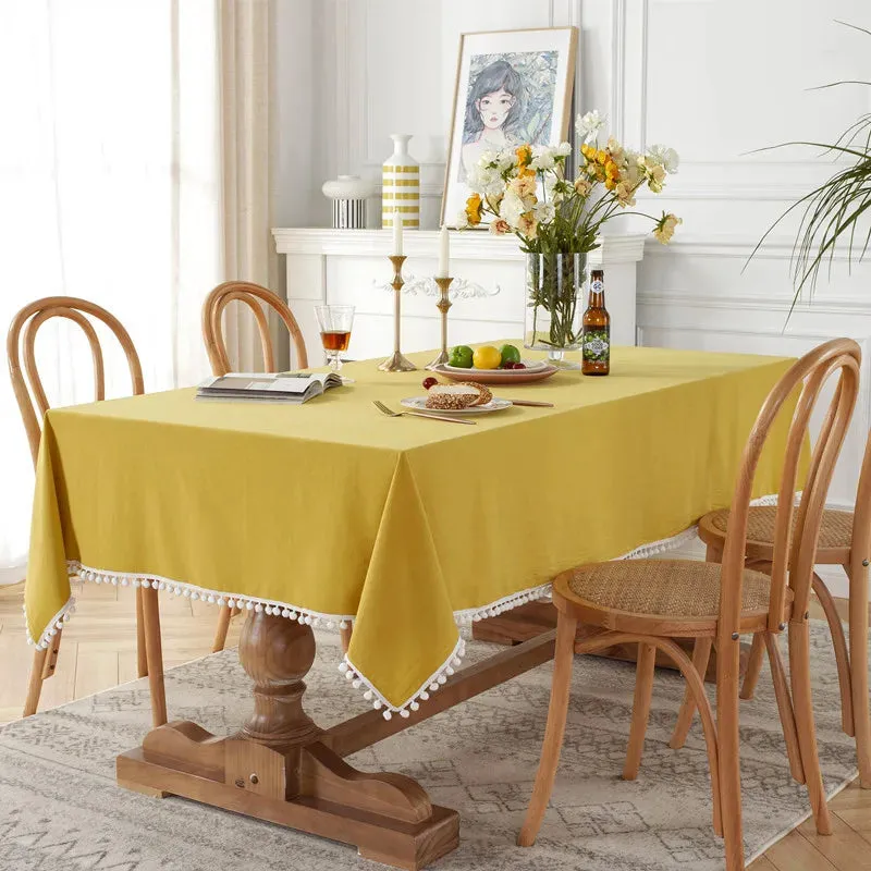 New Cotton Fabric Tablecloth