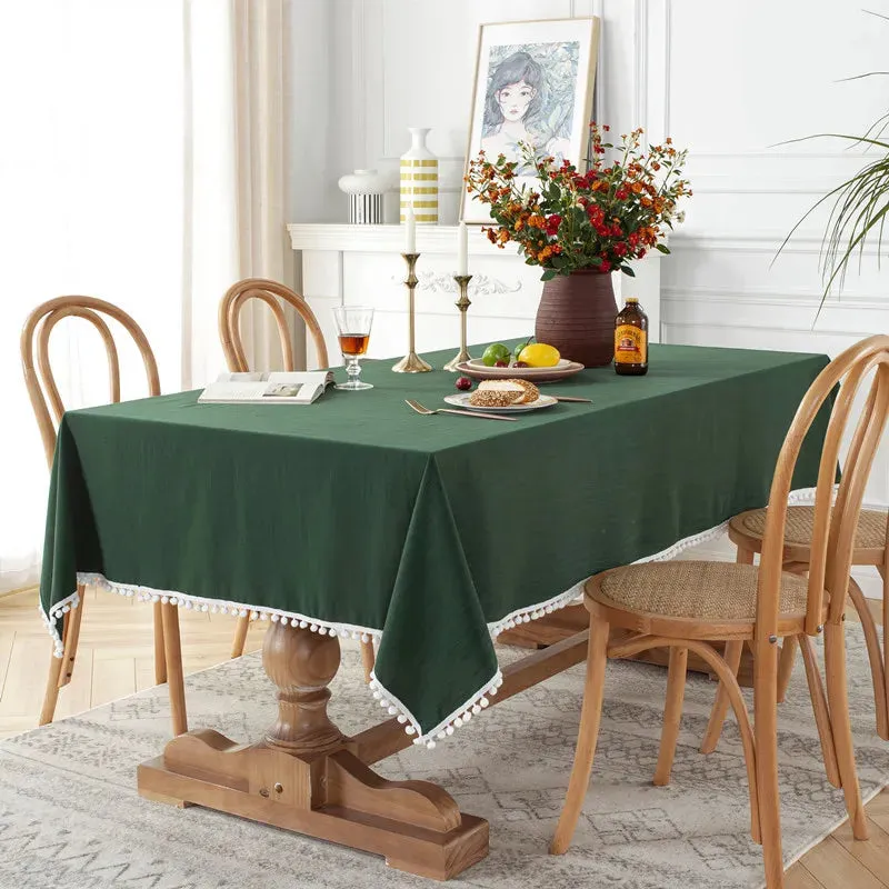 New Cotton Fabric Tablecloth