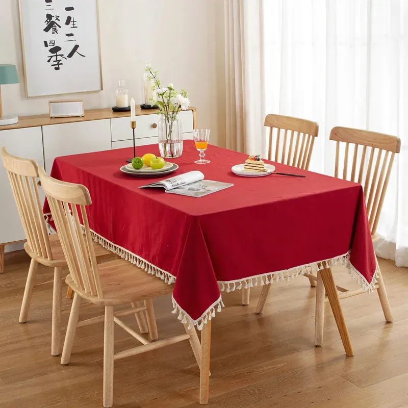 New Cotton Fabric Tablecloth