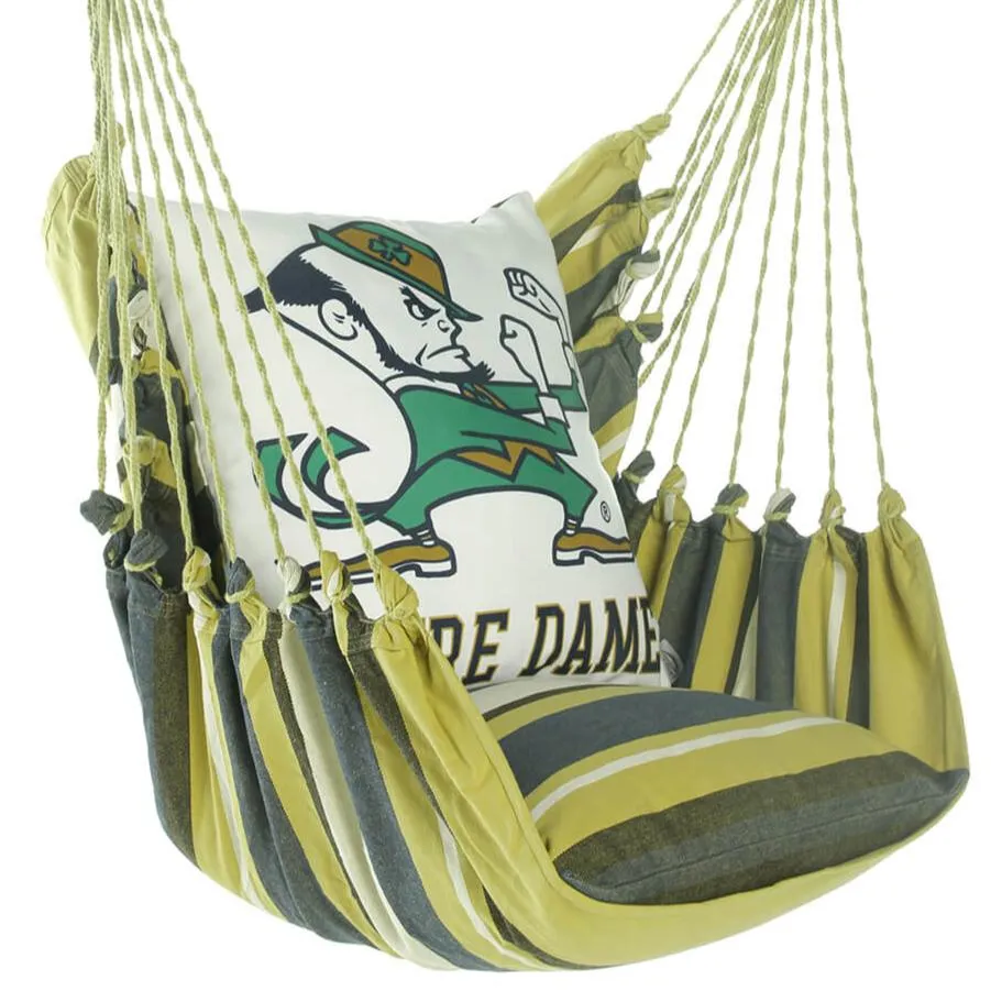Notre Dame Fighting Irish Hanging Chair Swing |LEPRECHAUN