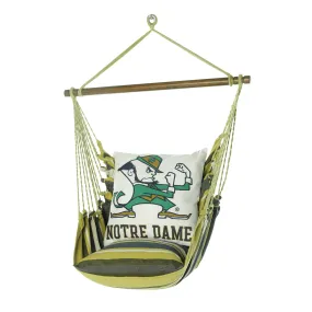 Notre Dame Fighting Irish Hanging Chair Swing |LEPRECHAUN