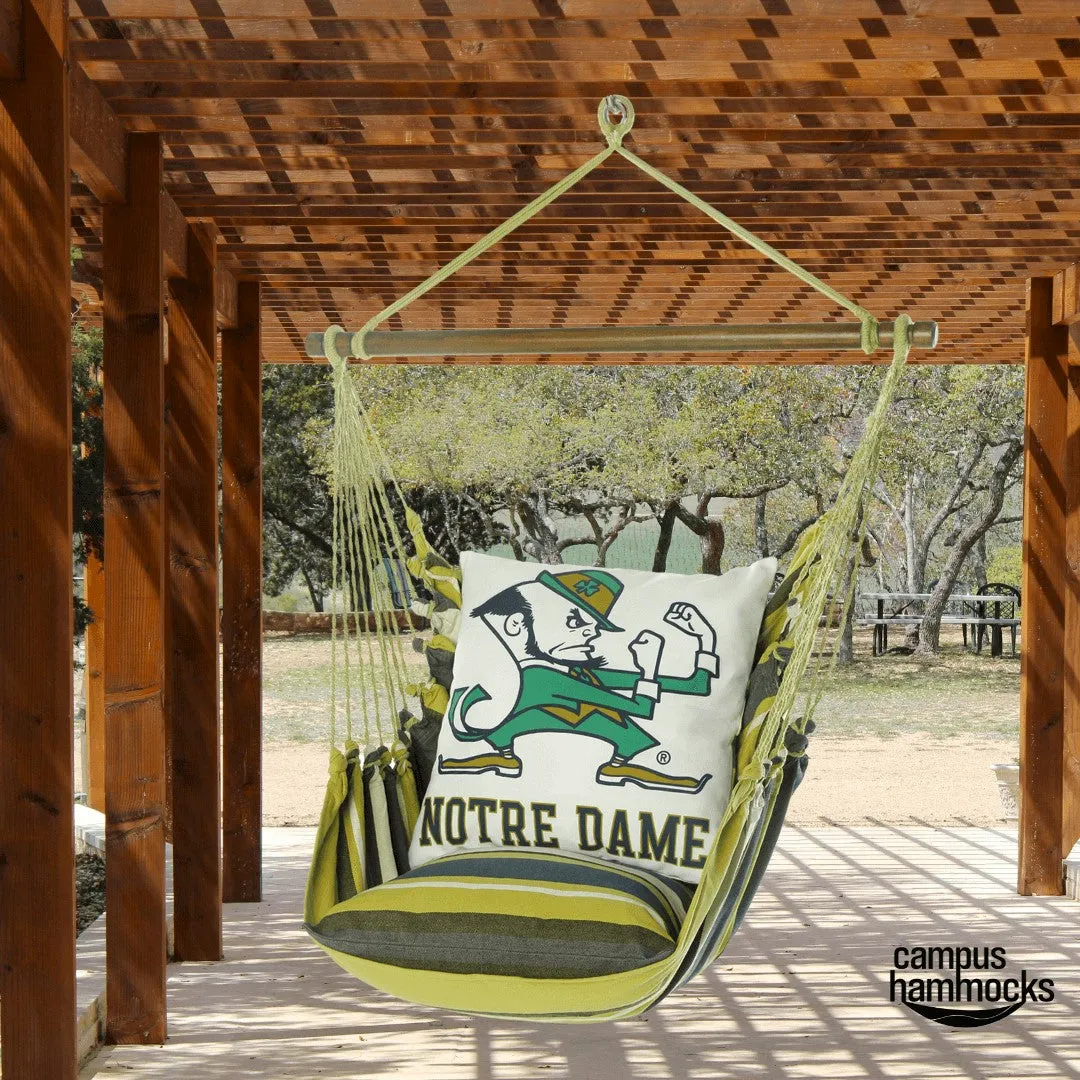 Notre Dame Fighting Irish Hanging Chair Swing |LEPRECHAUN