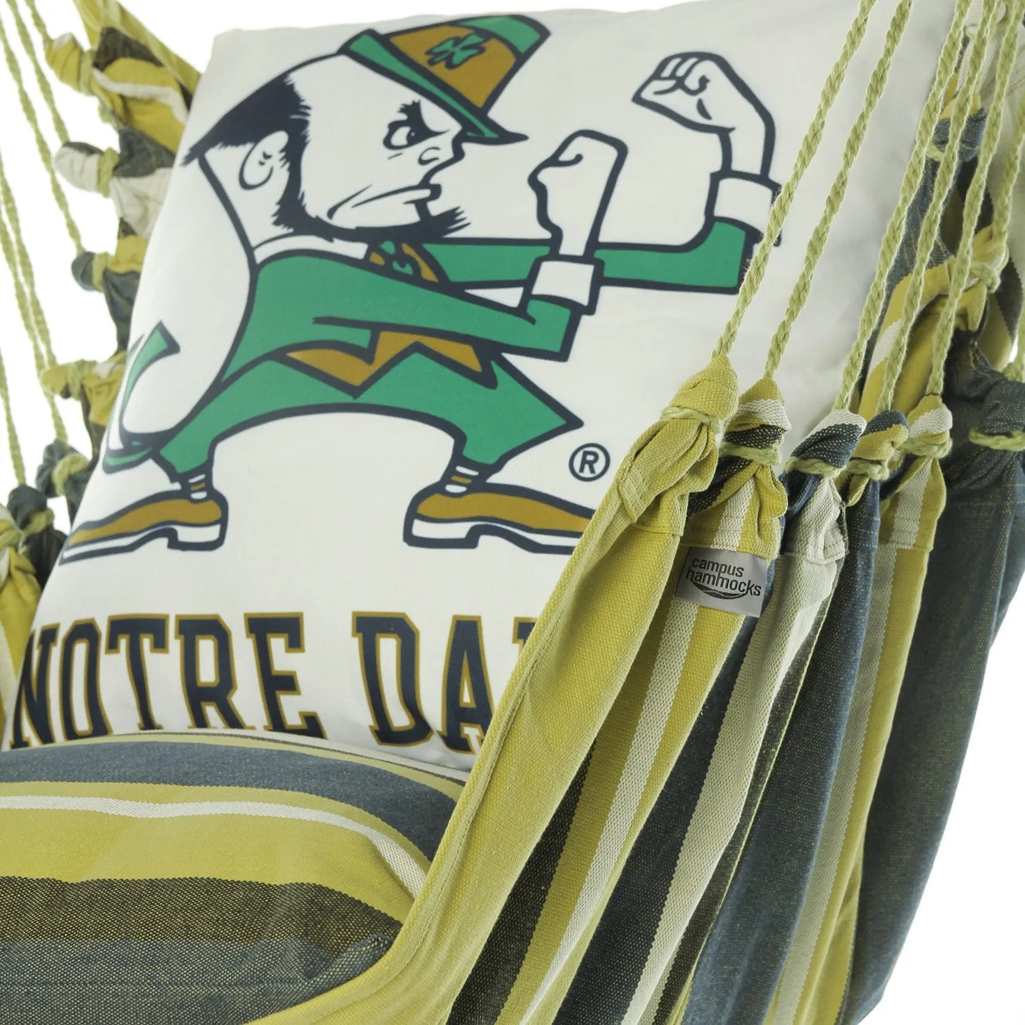 Notre Dame Fighting Irish Hanging Chair Swing |LEPRECHAUN