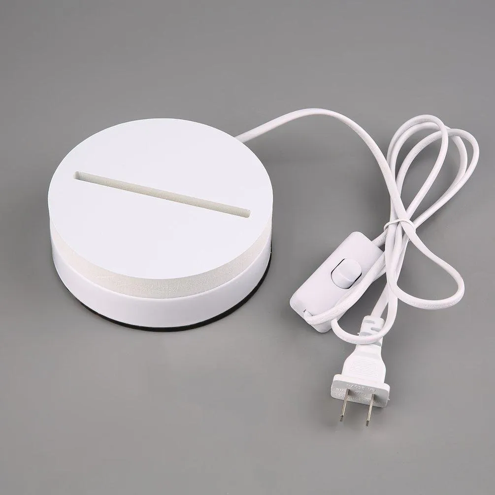 Outdoor 3D Luminous USB Optical Illusion Micro LED Night Light Desk Table Lamp