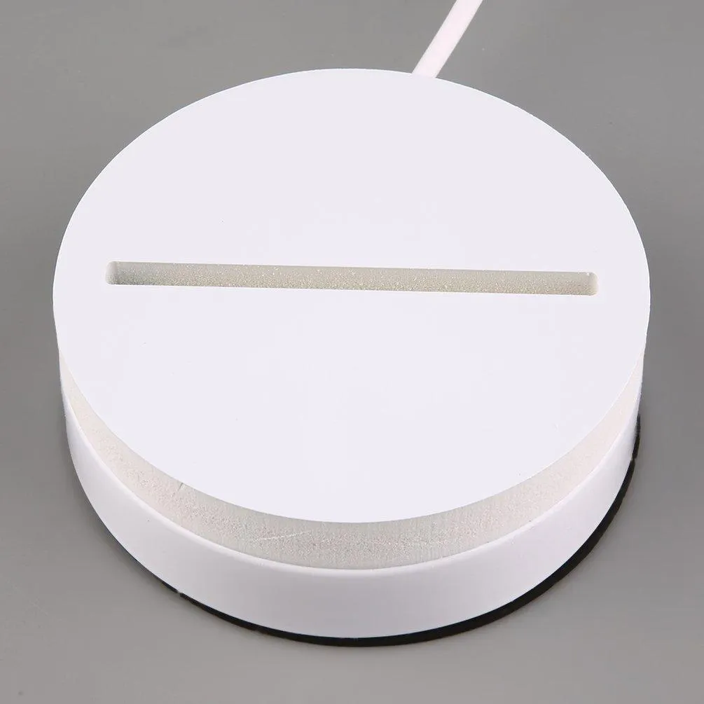 Outdoor 3D Luminous USB Optical Illusion Micro LED Night Light Desk Table Lamp