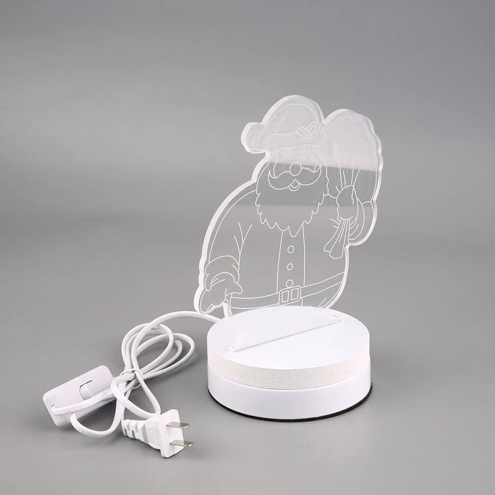 Outdoor 3D Luminous USB Optical Illusion Micro LED Night Light Desk Table Lamp