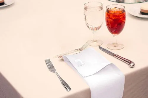 Pack of 50 Luxury Cotton Napkins Large Size Hotel Quality Table Linen Dinner Party Napkins
