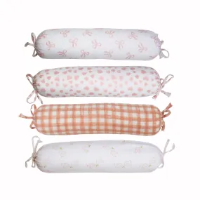 Pink Bolster Pillows
