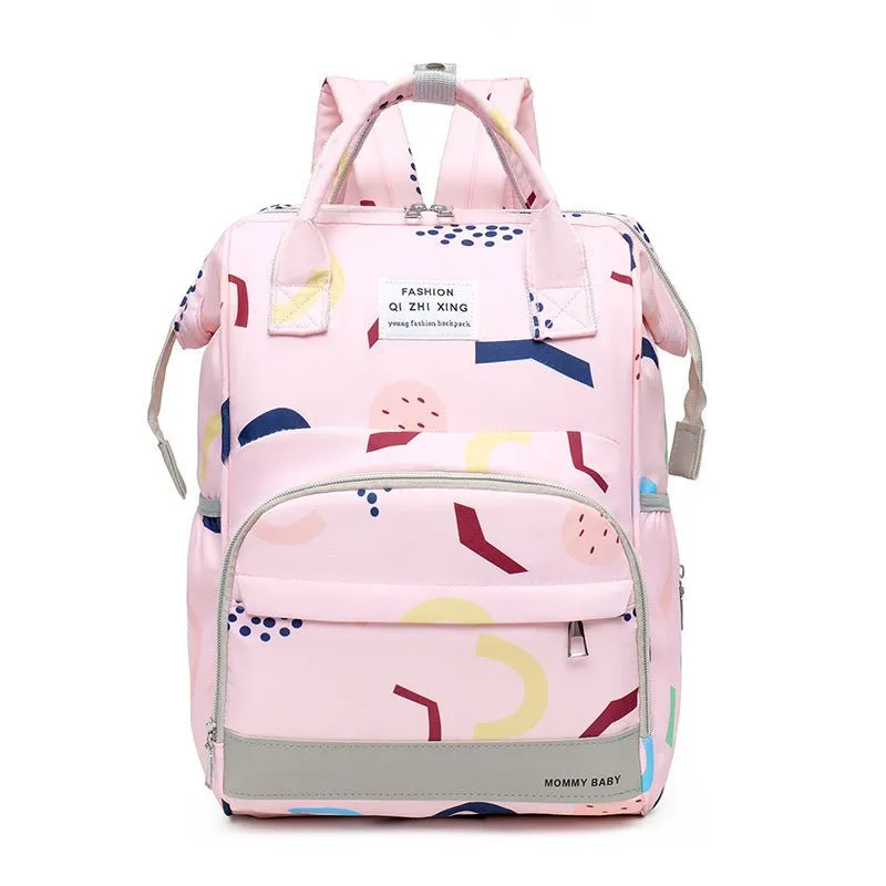 Portable Diaper Bag With Multiple Compartments